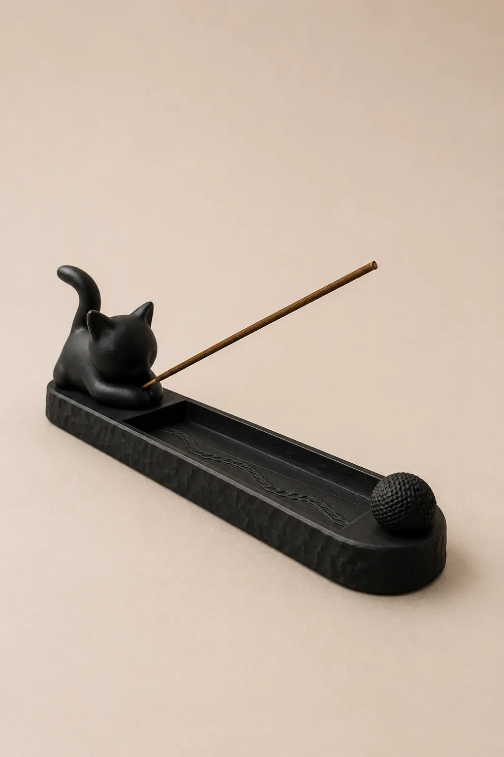 Soporte de Incienso Gato